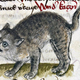 Ilustración de un gato en un tratado de historia natural alemán escrito por Conrad de Megenberg. 1434.